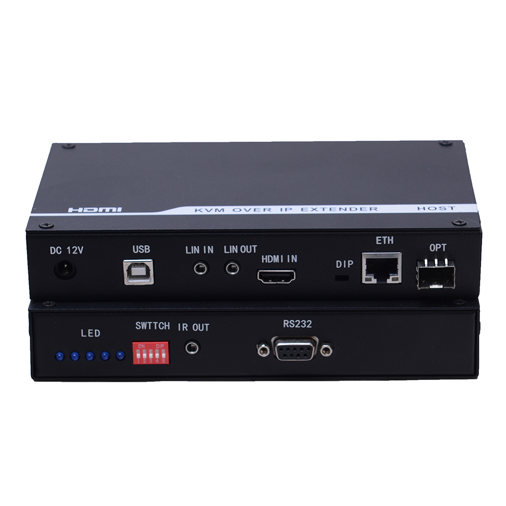 lossless KVM OVER IP HDMI optical network extender