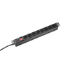 1U Rack Mountable 8-way Italy Switched PDU