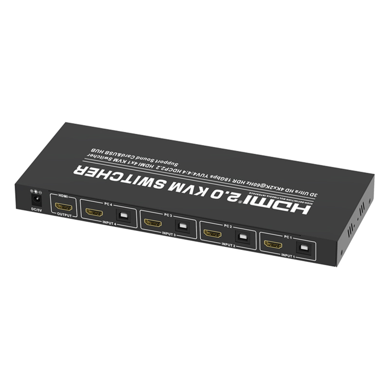 New 4x1 KVM Switch HDMI 4 Ports 3840x2160@30Hz