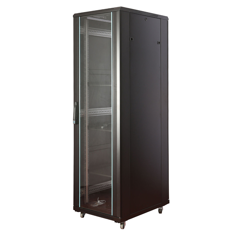 OEM 19" Assemble 42u Glass Door Network Cabinet