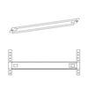 19 inch rack mountable TOOL-FREE metal blank panel