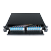 30 degree angled 24 LC port duplex single-mode fiber patch box