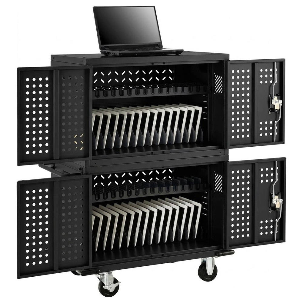32 Way Charging Cart for Laptops & Chromebooks with Smart Charging Options