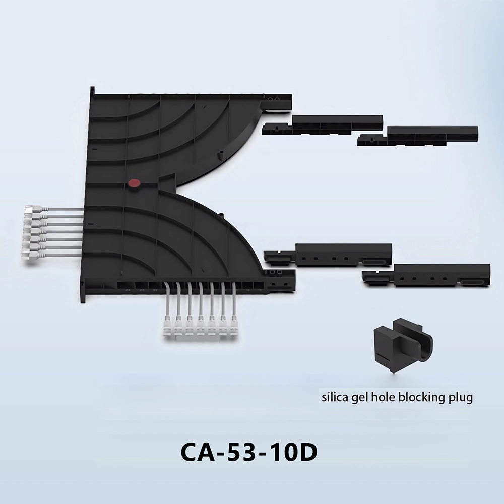 Rack-mounted Channel Type cable management tray