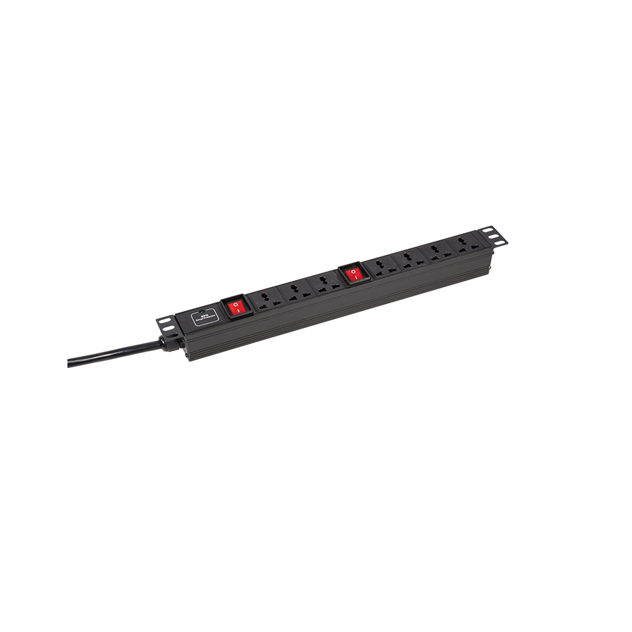 1U 10A Output Universal Series Power Strip