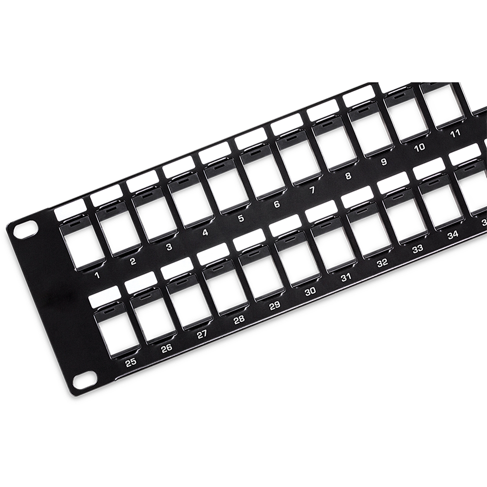 2U 48 Port UTP Blank Patch Panel