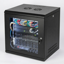 19inch Wall Mount Network Data Cabinet with Frame Type Glass Door And S-type Rails