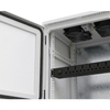 IP55 Buitelug telekommunikasie-omhulselkas paal gemonteer 11U 600x780mm met skuins dak