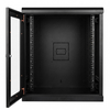 19inch Wall Mount Network Data Cabinet with Frame Type Glass Door And S-type Rails