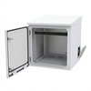IP55 Buitelug telekommunikasie-omhulselkas paal gemonteer 11U 600x780mm met skuins dak