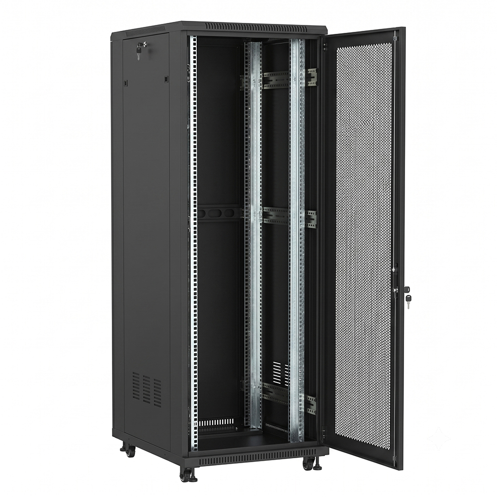 WEBIT Slimline 42U 600x800 Vrystaande bedienerrakkas | Soort enkelmaasdeur