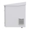 IP55 Buitelug telekommunikasie-omhulselkas paal gemonteer 11U 600x780mm met skuins dak