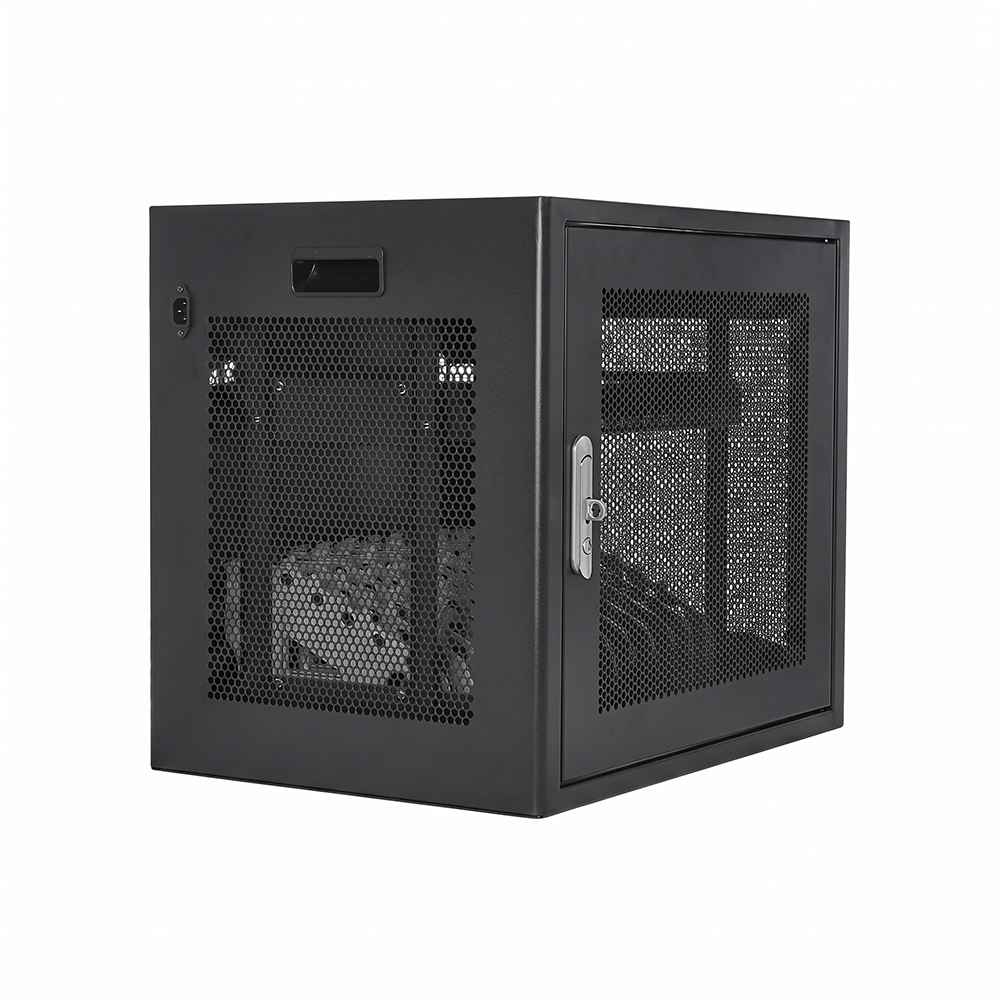 12-Device Charging Cabinet Mini Size for Laptop & Chromebook 110/220V AC | WebiT WB-CC-XS