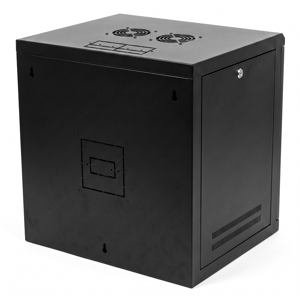 19inch Wall Mount Network Data Cabinet with Frame Type Glass Door And S-type Rails
