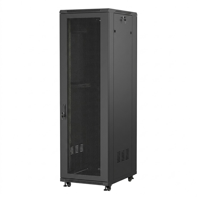 WEBIT Slimline 42U 600x800 Free-Standing Server Rack Cabinet | Single Mesh Door Type